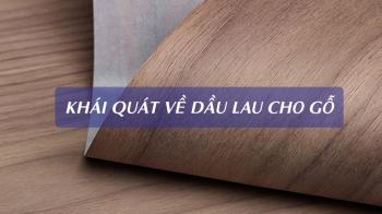 KHÁI QUÁT VỀ DẦU LAU CHO GỖ