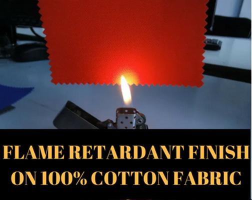 FLAME-RETARDANT FINISHING OF COTTON FABRIC 