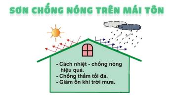 SƠN CHỐNG NÓNG TRÊN MÁI TÔN