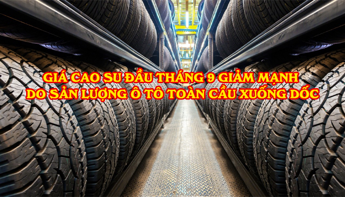 RUBBER PRICE IN EARLY SEPTEMBER DROPPED, AFFECTED BY GLOBAL AUTOMOBILE MARKET