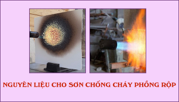 NGUYÊN LIỆU CHO SƠN CHỐNG CHÁY PHỒNG RỘP