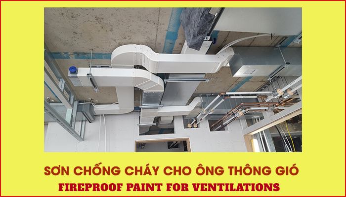 FIREPROOF PAINT FOR VENTILATIONS