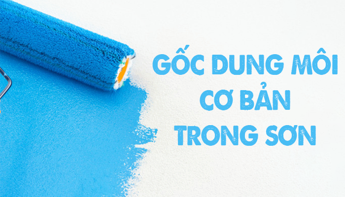 GỐC DUNG MÔI CƠ BẢN TRONG SƠN